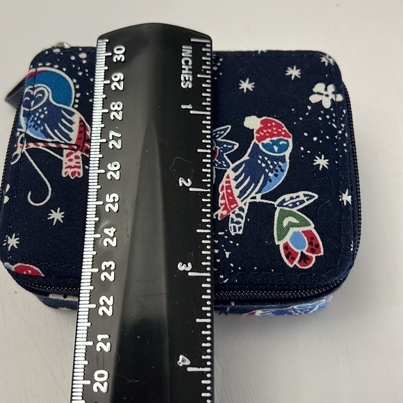 Vera Bradley Holiday Owls travel Pill Holder NWOT - Picture 7 of 7